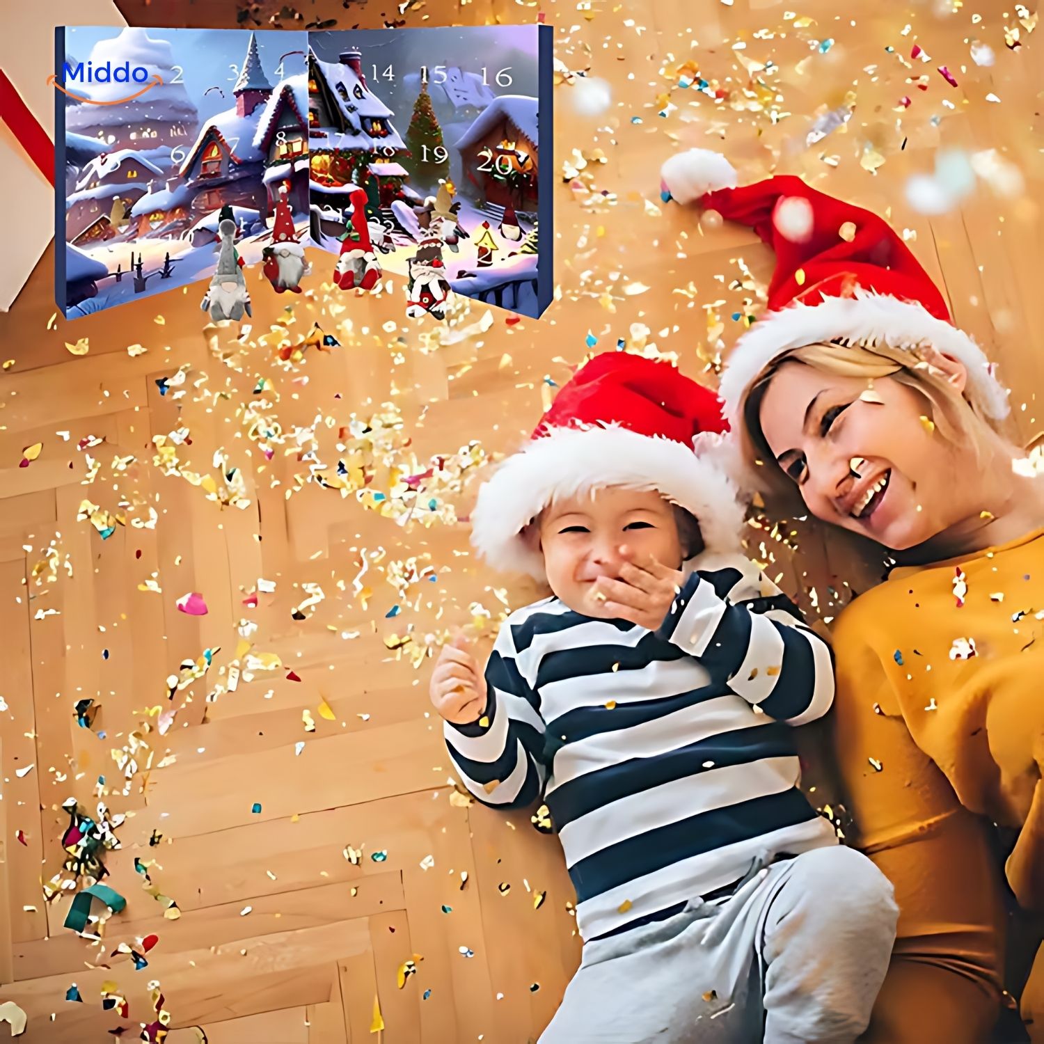 Plush Advent Calendar with 24 Unique Figures – Holiday Countdown Decor 6