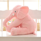 Plush Elephant Cuddly Cushion – Soft Toy Pillow for Babies and Toddlers-Children Toys & Accessoires-Unique Casa-Rosa-40 cm-Unique Casa