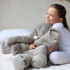 Plush Elephant Cuddly Cushion – Soft Toy Pillow for Babies and Toddlers-Children Toys & Accessoires-Unique Casa-Unique Casa