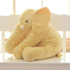 Plush Elephant Cuddly Cushion – Soft Toy Pillow for Babies and Toddlers-Children Toys & Accessoires-Unique Casa-Yellow-40 cm-Unique Casa