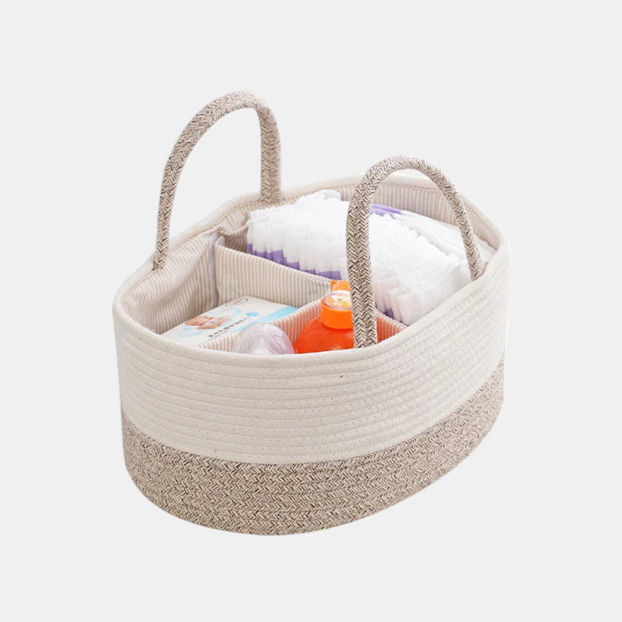 Portable Baby Nappy Caddy Organizer with Removable Divider-Baby & Children-Unique Casa-Unique Casa