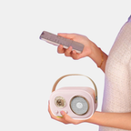 Portable Bluetooth Speaker with Wireless Microphone – Kids’ Handheld Karaoke Fun-Unique Casa-Unique Casa