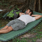 Portable Inflatable Camping Mattress with Built-in Pump – Lightweight Air Bed 0