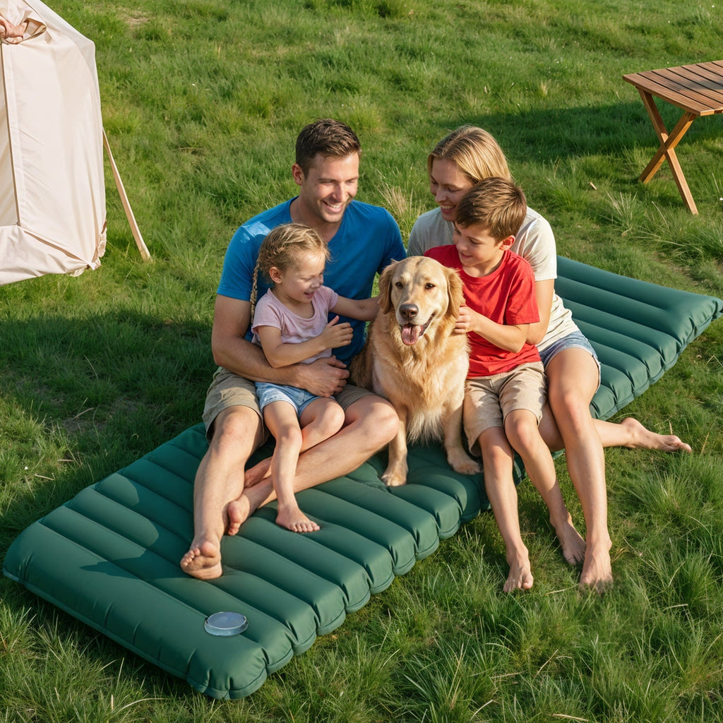 Portable Inflatable Camping Mattress with Built-in Pump – Lightweight Air Bed 8