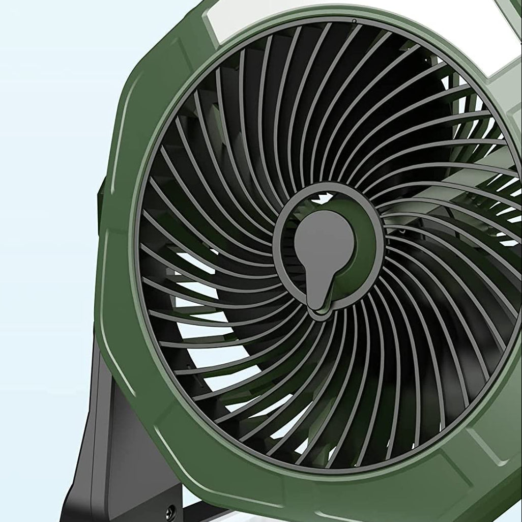 Portable Misting Fan with LED Light – Rechargeable Battery Operated Outdoor Cooling Fan-Misting Fan-Unique Casa-Unique Casa