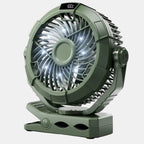 Portable Misting Fan with LED Light – Rechargeable Battery Operated Outdoor Cooling Fan-Misting Fan-Unique Casa-Unique Casa