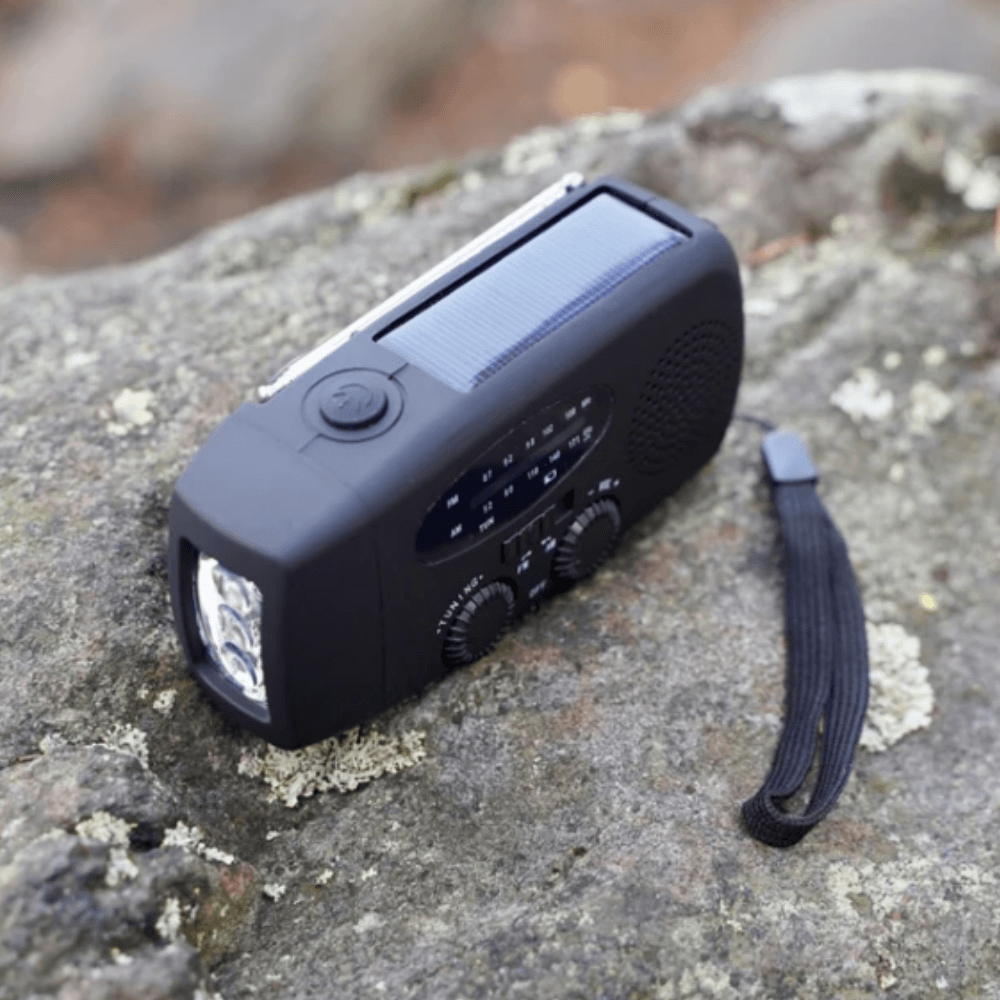 Portable Multi-Function Emergency Wind-Up Radio – Hand Crank Power Bank and Flashlight-Wind-Up Radio-Unique Casa-Unique Casa