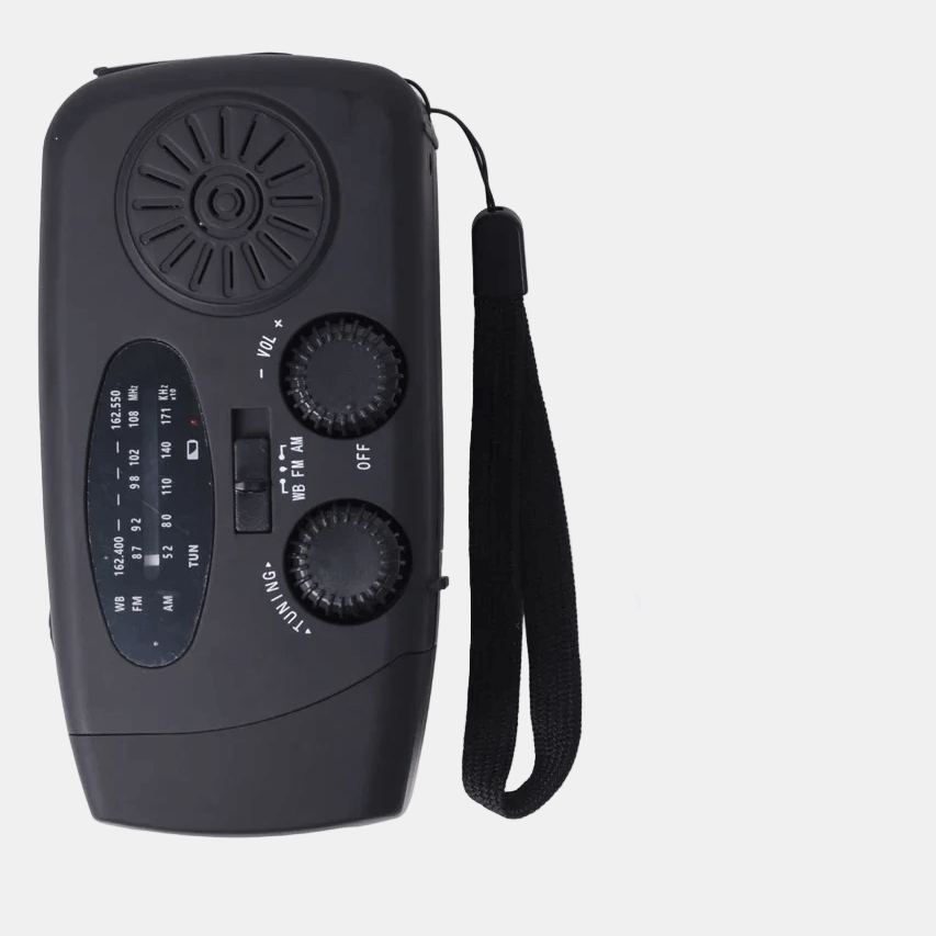 Portable Multi-Function Emergency Wind-Up Radio – Hand Crank Power Bank and Flashlight-Wind-Up Radio-Unique Casa-Unique Casa