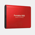 Portable SSD Mobile Storage – Compact, Fast & Reliable-Unique Casa-Red-Unique Casa