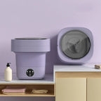 Portable Washing Machine Foldable & Compact Laundry Solution-Washing machine-Unique Casa-Purple-6L-Unique Casa