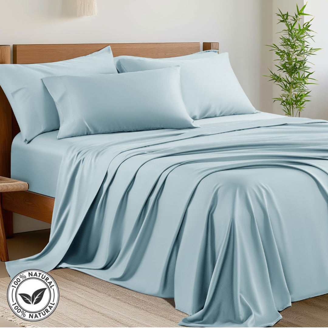 Premium Bamboo Cooling Bedsheets – Soft, Breathable And Eco-Friendly Sleep Set