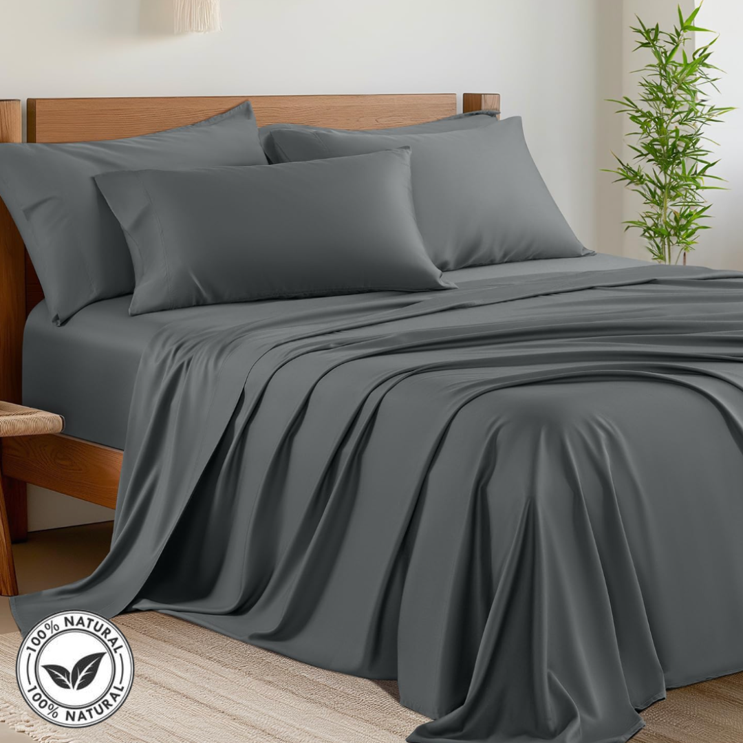 Premium Bamboo Cooling Bedsheets – Soft, Breathable And Eco-Friendly Sleep Set