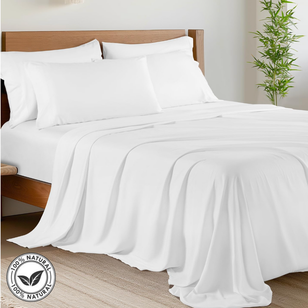 Premium Bamboo Cooling Bedsheets – Soft, Breathable And Eco-Friendly Sleep Set