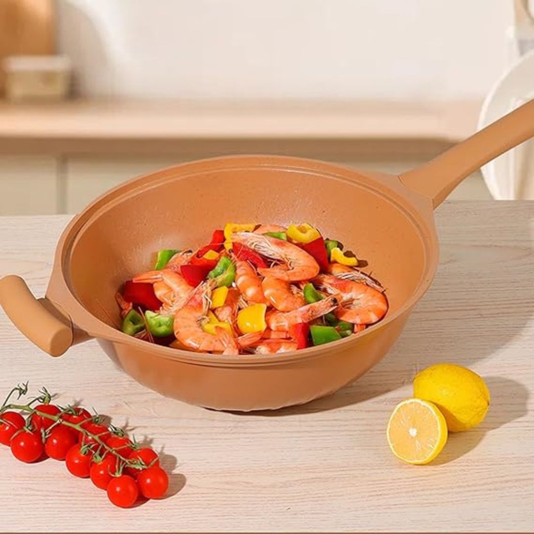 Premium Nonstick Cooking Pot - Fast, Healthy, and Flavorful Cooking Made Simple-Iron Wok Cooking Pro-Unique Casa-Unique Casa