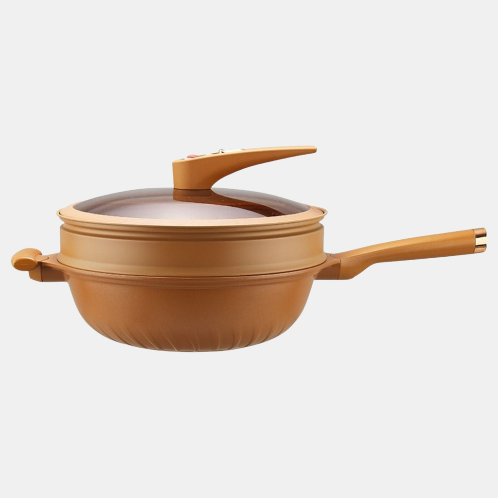 Premium Nonstick Cooking Pot - Fast, Healthy, and Flavorful Cooking Made Simple-Iron Wok Cooking Pro-Unique Casa-Unique Casa