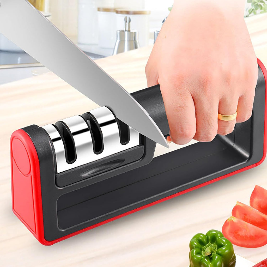 Professional Knife Sharpener – Easy Kitchen Tool for Home Cooks and Chefs-Knife Sharpeners-Unique Casa-Unique Casa