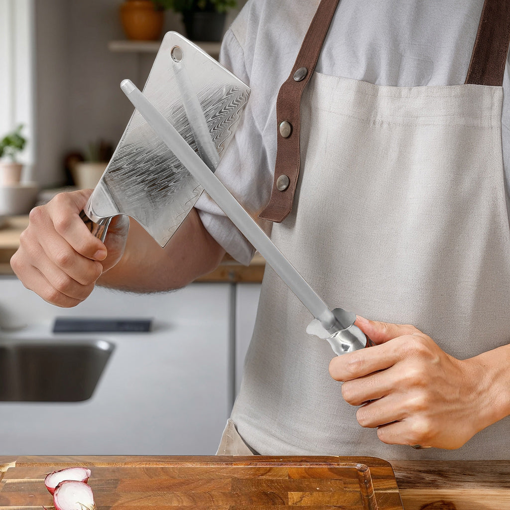 Professional Knife Sharpener with Ceramic Surface – Ergonomic Honing Tool for Chefs 7