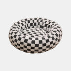 Quality Round Donut Dog Bed – Calming Plush Pet Bed for Small Dogs and Cats-Round Donut Dog Bed-Unique Casa-Dark Gray-M-Unique Casa