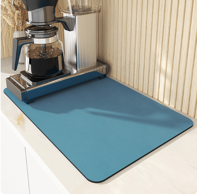 Quick-Drying Kitchen Mat - Water-Absorbent & Stylish for Modern Kitchens-Kitchen Accessories-Unique Casa-Blue-Medium / 50x60 cm-Unique Casa