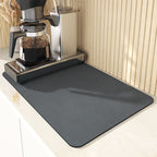 Quick-Drying Kitchen Mat - Water-Absorbent & Stylish for Modern Kitchens-Kitchen Accessories-Unique Casa-Dark Gray-Medium / 50x60 cm-Unique Casa