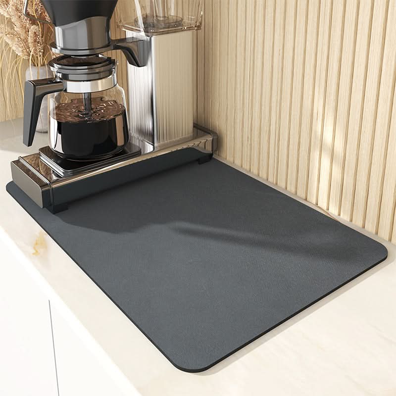 Quick-Drying Kitchen Mat - Water-Absorbent & Stylish for Modern Kitchens-Kitchen Accessories-Unique Casa-Dark Gray-Medium / 50x60 cm-Unique Casa