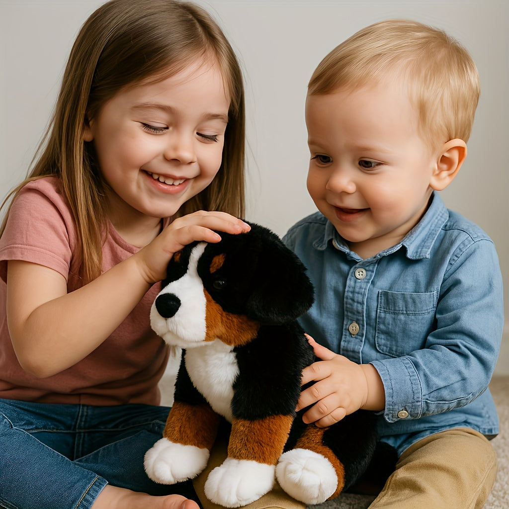 Realistic And Cute Dog Plush Toy For Soft And Huggable Companionship