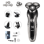 Rechargeable Electric Shaver for Men and Women – Wet & Dry Precision Grooming-Shaver-Unique Casa-Deluxe shaver (+holder+3 additional attachments+charging cable+brush)-Unique Casa