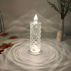 Remote-Controlled LED Candle Lamp – Crystal Design for Home Ambiance 3