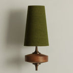 Retro Fabric Shade Wall Sconce – Classic Fabric Lighting for Bedroom-Fabric Lamp-Unique Casa-Green-1 Head-Unique Casa