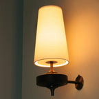 Retro Fabric Shade Wall Sconce – Classic Fabric Lighting for Bedroom-Fabric Lamp-Unique Casa-Unique Casa