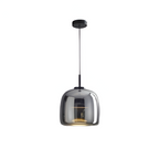 Retro Glass Pendant Light with Adjustable Cords – Black Hanging Lights for Kitchen 15