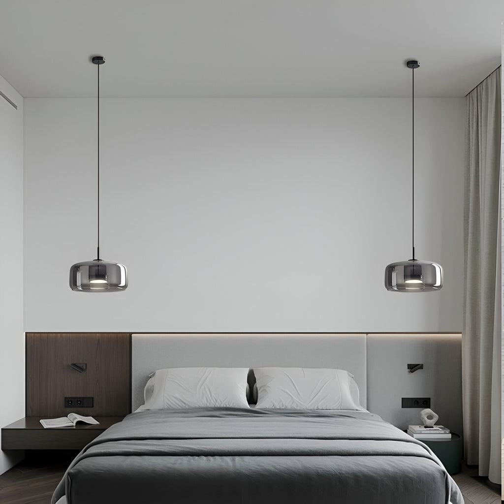 Retro Glass Pendant Light with Adjustable Cords – Black Hanging Lights for Kitchen 8