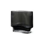 Ribbed Glass Decorative Vase – Tall Modern Flower Vase for Home Decor 6