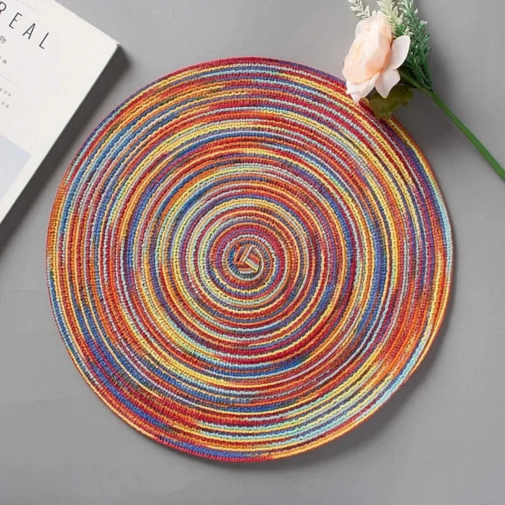 Round Placemat – Heat Resistant, Stain Resistant Dining Table Accessory 12