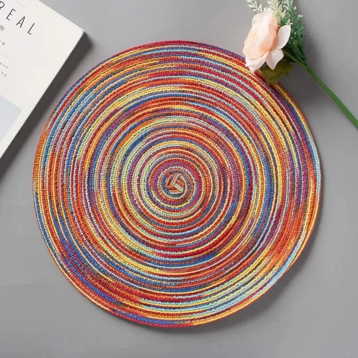 Round Placemat – Heat Resistant, Stain Resistant Dining Table Accessory 12