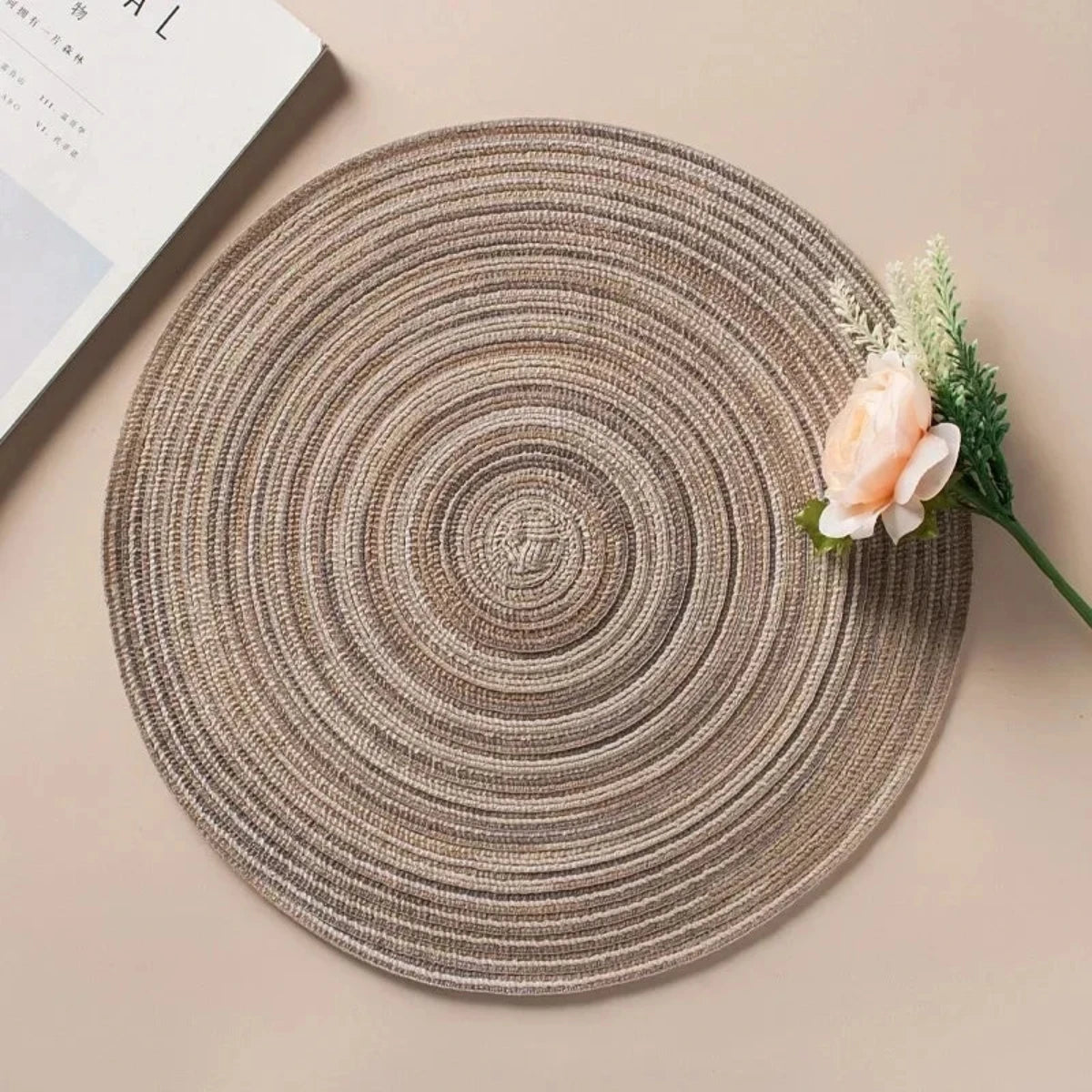 Round Placemat – Heat Resistant, Stain Resistant Dining Table Accessory 10