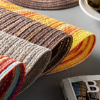 Round Placemat – Heat Resistant, Stain Resistant Dining Table Accessory 7