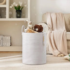 Round Woven Storage Basket with Handles for Stylish Organization-Storage & Organisation-Unique Casa-Unique Casa