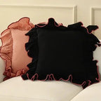 Ruffled Cushion Cover for Elegant Home Styling-Cushions-Unique Casa-Unique Casa