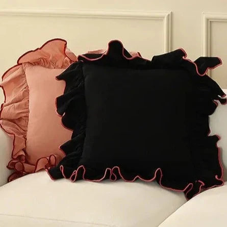Ruffled Cushion Cover for Elegant Home Styling-Cushions-Unique Casa-Unique Casa