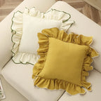 Ruffled Cushion Cover for Elegant Home Styling-Cushions-Unique Casa-Unique Casa
