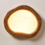 Rustic Flush Mount Ceiling Light with Natural Wood Finish for Home Decor 8