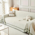 Rustic Sofa Cover – Stylish Pet-Friendly Couch Protector for Living Room 2