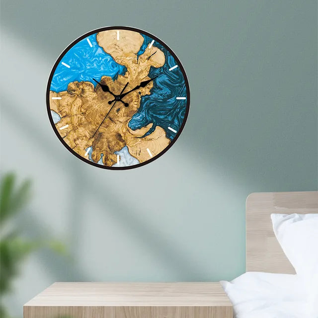 Rustic Wall Clock Decor with Roman Numerals – Elegant Home Accent for Any Room 4
