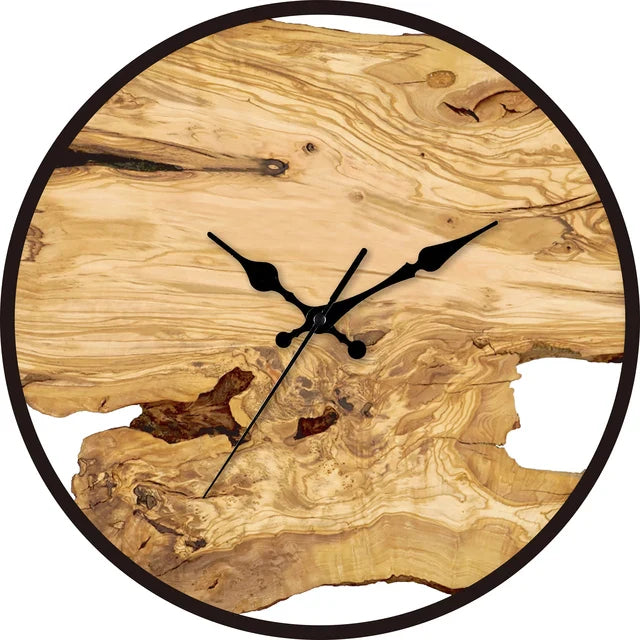 Rustic Wall Clock Decor with Roman Numerals – Elegant Home Accent for Any Room 1