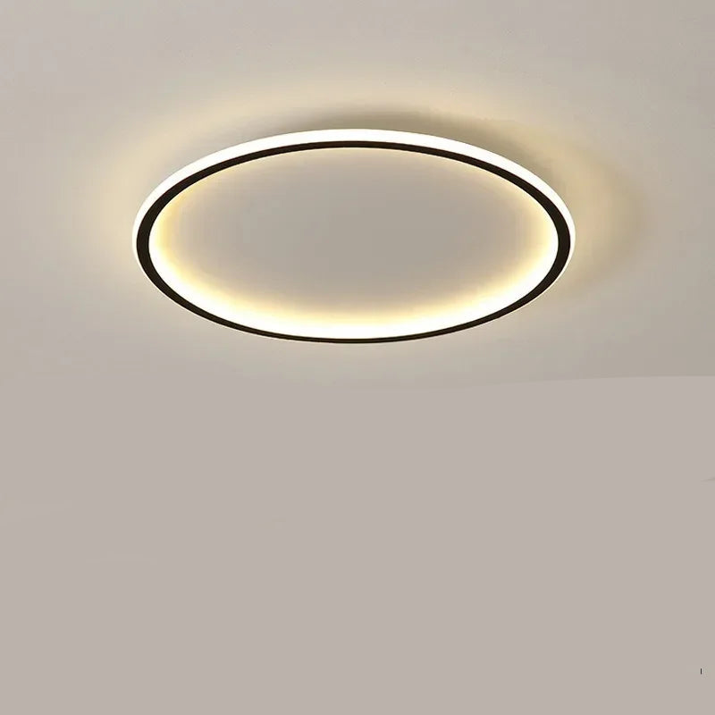 Scandinavian Round Ceiling Light Fixture – Modern LED Flush Mount for Home 13