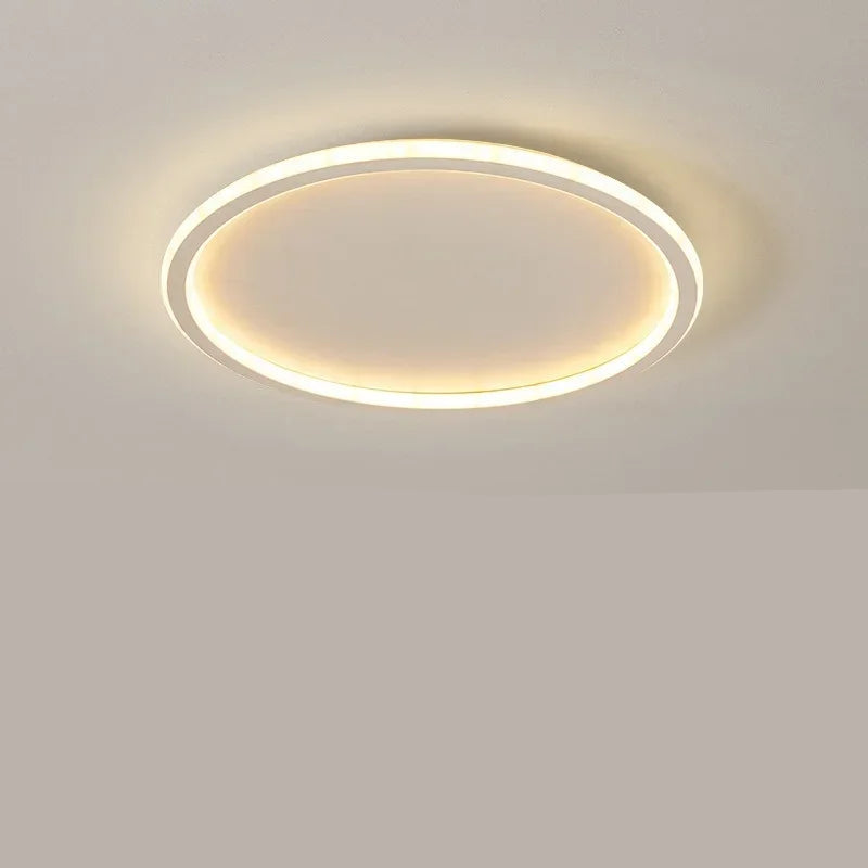 Scandinavian Round Ceiling Light Fixture – Modern LED Flush Mount for Home 9