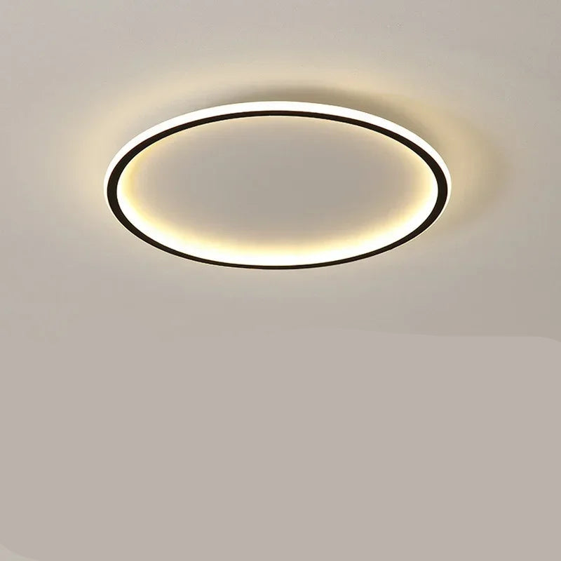 Scandinavian Round Ceiling Light Fixture – Modern LED Flush Mount for Home 16