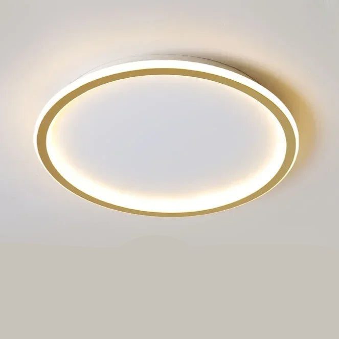 Scandinavian Round Ceiling Light Fixture – Modern LED Flush Mount for Home 10