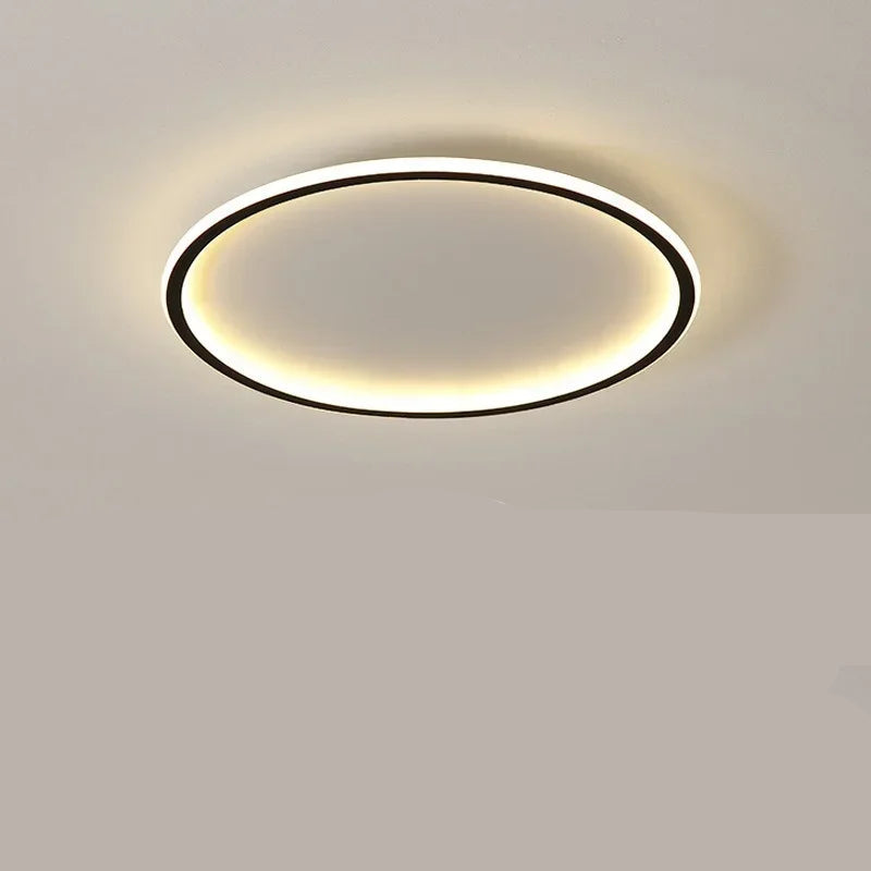 Scandinavian Round Ceiling Light Fixture – Modern LED Flush Mount for Home 14